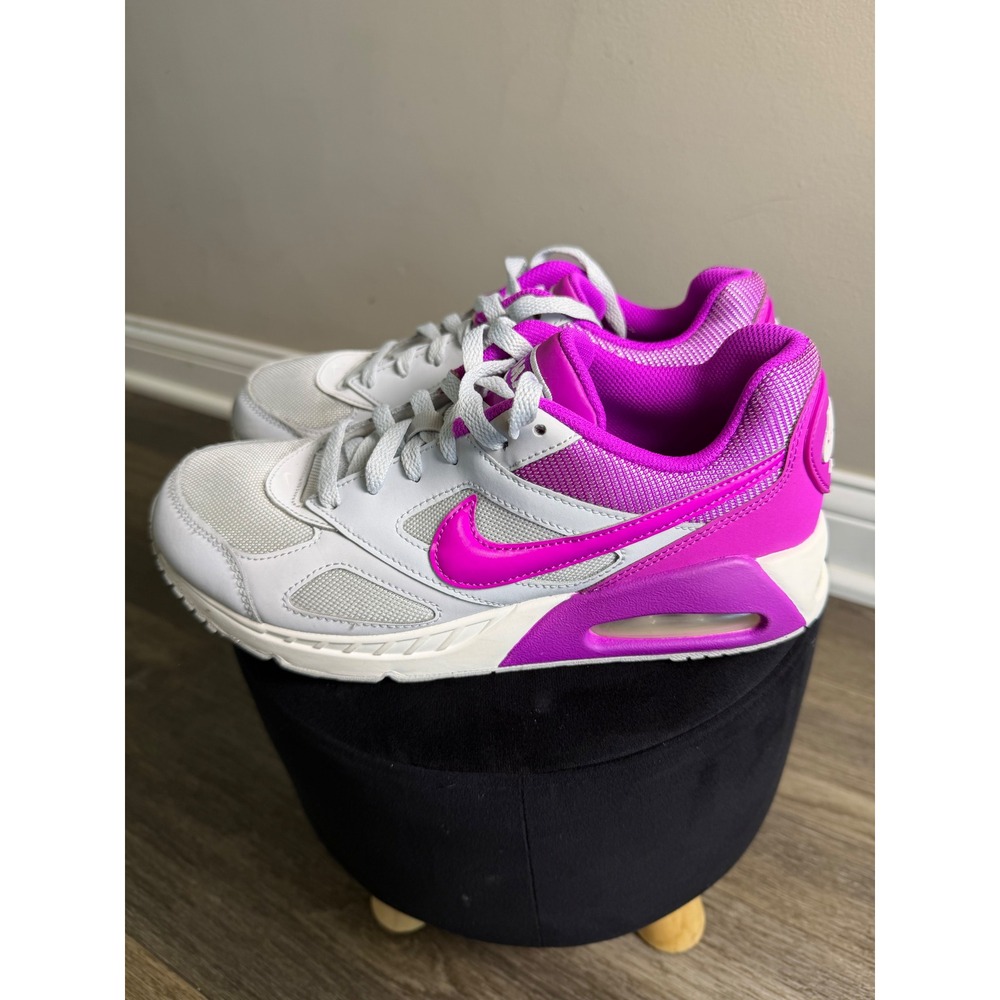Nike Air Max IVO Kids 7Y Sneakers pure platinum/Hyper Pink 579998-055 - Picture 3 of 7